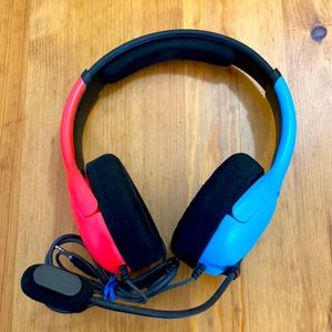 PDP red & blue gaming head set for Nintendo Switch